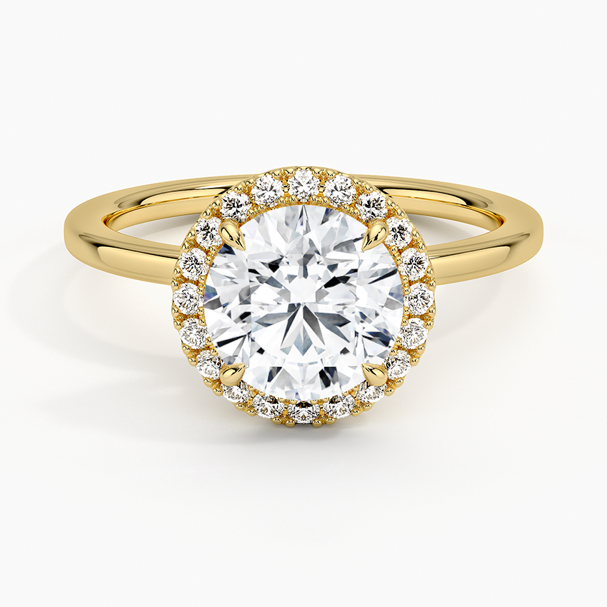 ecomposer-view with diamond shape-round,ecomposer-size-1.5-ct,ecomposer-metal type-yellow-gold-18k