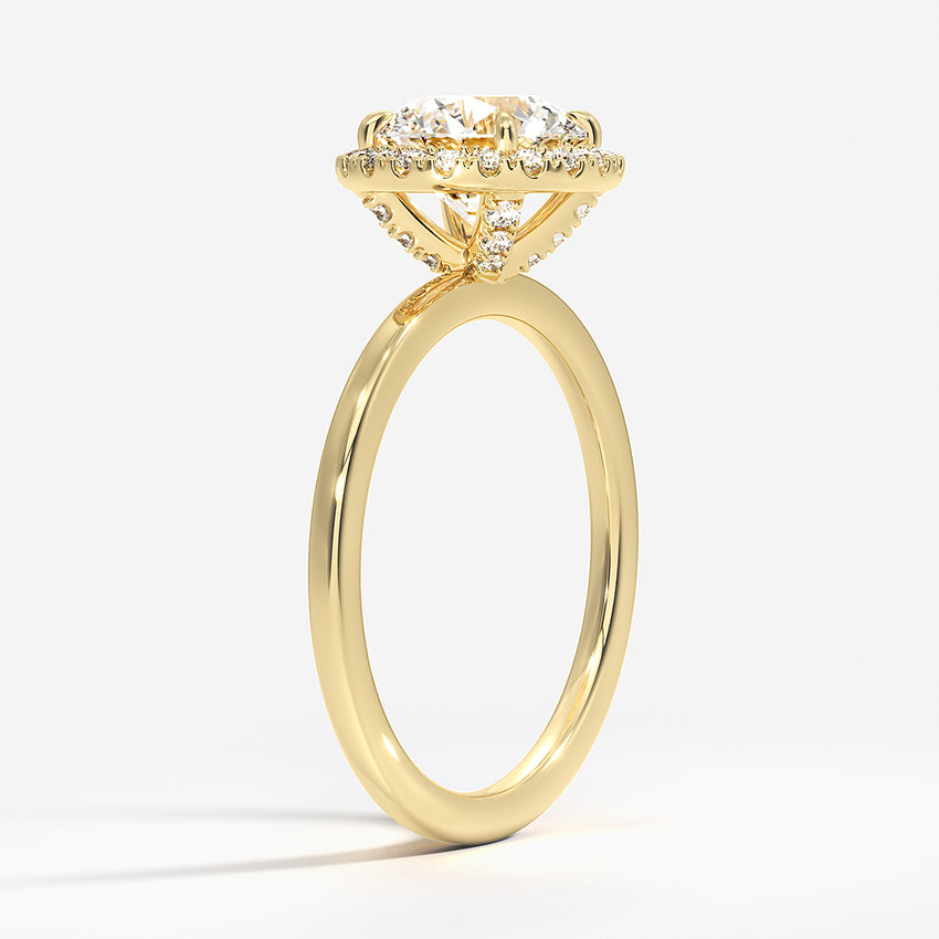 ecomposer-view with diamond shape-round,ecomposer-size-1.5-ct,ecomposer-metal type-yellow-gold-18k