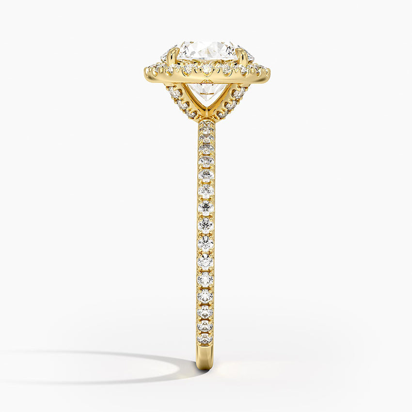 ecomposer-view with diamond shape-round,ecomposer-size-1.5-ct,ecomposer-metal type-yellow-gold-18k