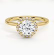 ecomposer-view with diamond shape-round,ecomposer-size-1-ct,ecomposer-metal type-yellow-gold-18k