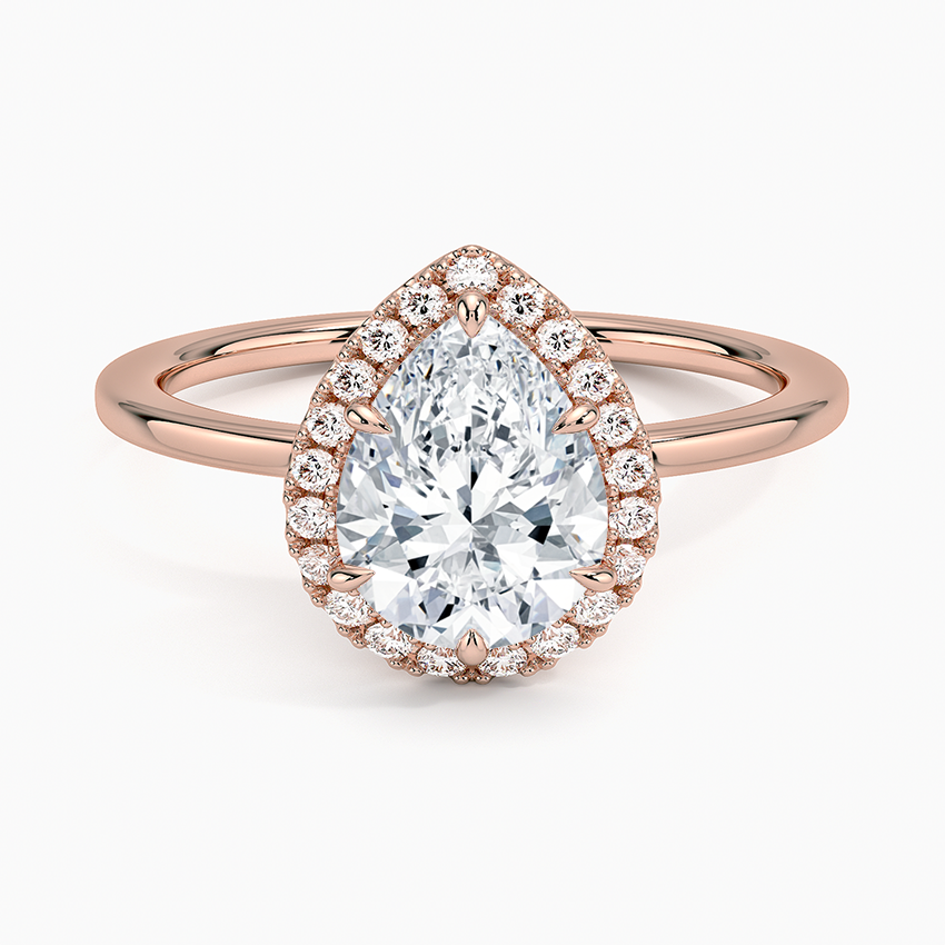 ecomposer-view with diamond shape-pear,ecomposer-size-1.5-ct,ecomposer-metal type-rose-gold-18k