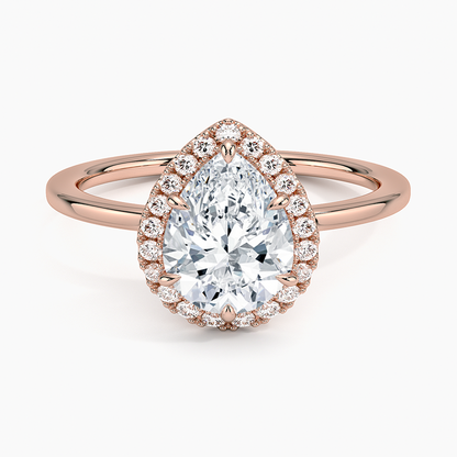 ecomposer-view with diamond shape-pear,ecomposer-size-1.5-ct,ecomposer-metal type-rose-gold-18k