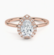 ecomposer-view with diamond shape-pear,ecomposer-size-1-ct,ecomposer-metal type-rose-gold-18k