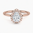 ecomposer-view with diamond shape-pear,ecomposer-size-1-ct,ecomposer-metal type-rose-gold-18k