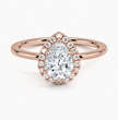 ecomposer-view with diamond shape-pear,ecomposer-size-1-ct,ecomposer-metal type-rose-gold-18k