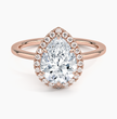 ecomposer-metal type-rose-gold-18K,ecomposer-ring setting-halo
