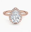 ecomposer-view with diamond shape-pear,ecomposer-size-2-ct,ecomposer-metal type-rose-gold-18k