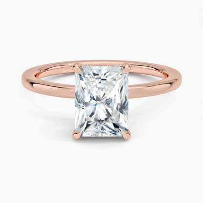 ecomposer-view with diamond shape-radiant,ecomposer-size-1.5-ct,ecomposer-metal type-rose-gold-18k