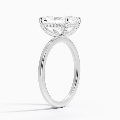 ecomposer-view with diamond shape-radiant,ecomposer-size-2-ct,ecomposer-metal type-white-gold-18k