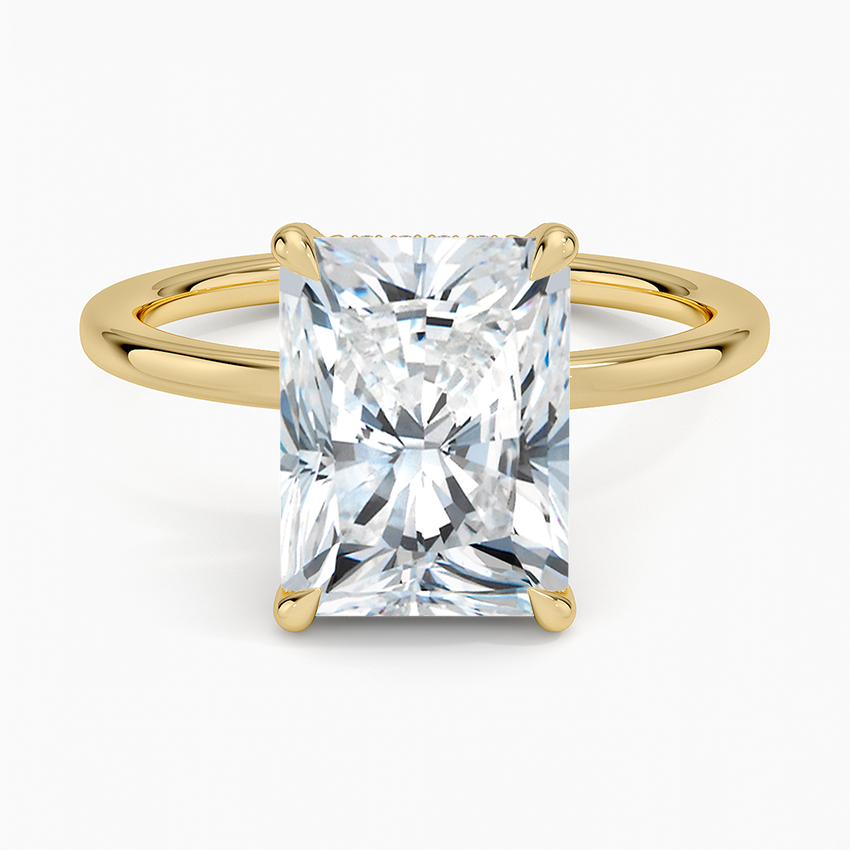 ecomposer-view with diamond shape-radiant,ecomposer-size-3-ct,ecomposer-metal type-yellow-gold-18k