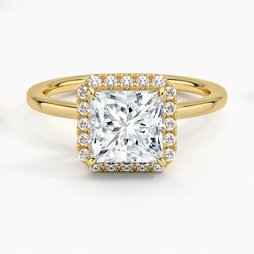 ecomposer-view with diamond shape-princess,ecomposer-size-1.5-ct,ecomposer-metal type-yellow-gold-18k