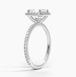 ecomposer-metal type-white-gold-18K,ecomposer-ring setting-halo-pave