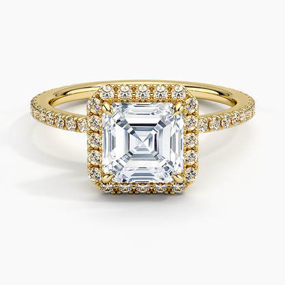 ecomposer-view with diamond shape-asscher,ecomposer-size-1.5-ct,ecomposer-metal type-yellow-gold-18k