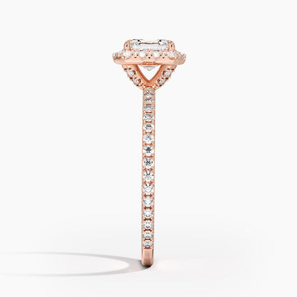 ecomposer-view with diamond shape-asscher,ecomposer-size-1-ct,ecomposer-metal type-rose-gold-18k