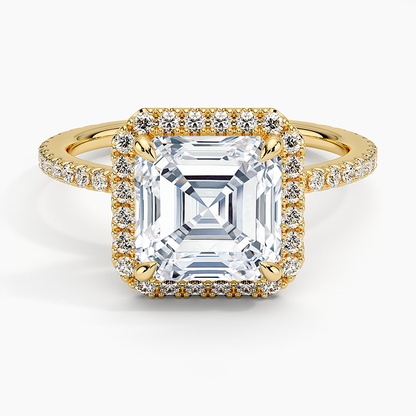 ecomposer-view with diamond shape-asscher,ecomposer-size-2.5-ct,ecomposer-metal type-yellow-gold-18k