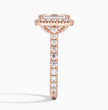 ecomposer-view with diamond shape-emerald,ecomposer-size-2-ct,ecomposer-metal type-rose-gold-18k