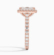 ecomposer-view with diamond shape-emerald,ecomposer-size-2-ct,ecomposer-metal type-rose-gold-18k