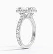 ecomposer-metal type-white-gold-18K,ecomposer-ring setting-halo-pave