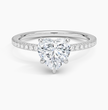 ecomposer-metal type-white-gold-18K,ecomposer-ring setting-halo-pave