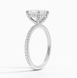 ecomposer-metal type-white-gold-18K,ecomposer-ring setting-halo-pave