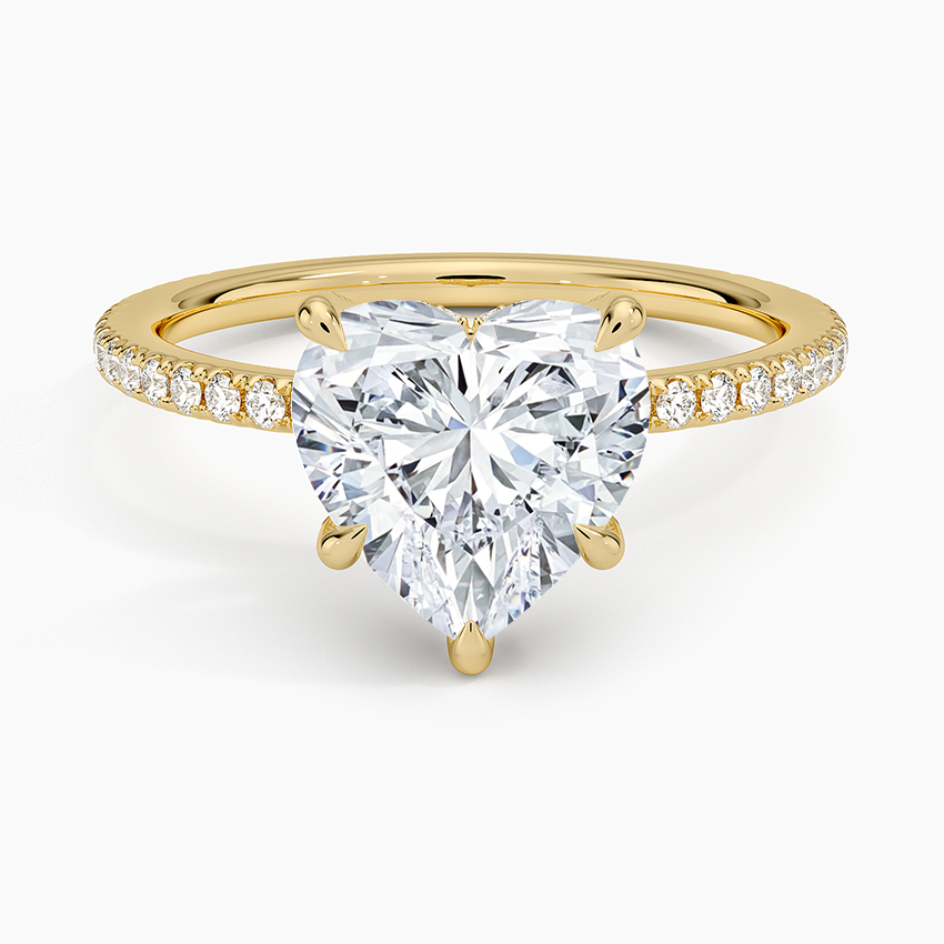 ecomposer-view with diamond shape-heart,ecomposer-size-2.5-ct,ecomposer-metal type-yellow-gold-18k