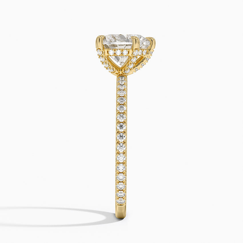 ecomposer-view with diamond shape-heart,ecomposer-size-2-ct,ecomposer-metal type-yellow-gold-18k