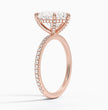 ecomposer-metal type-rose-gold-18K,ecomposer-ring setting-halo-pave