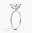 ecomposer-metal type-white-gold-18K,ecomposer-ring setting-halo-pave