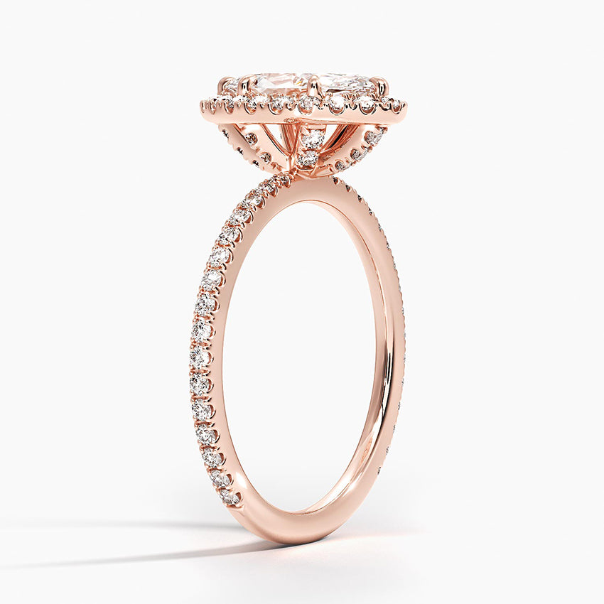 ecomposer-view with diamond shape-marquise,ecomposer-size-1-ct,ecomposer-metal type-rose-gold-18k