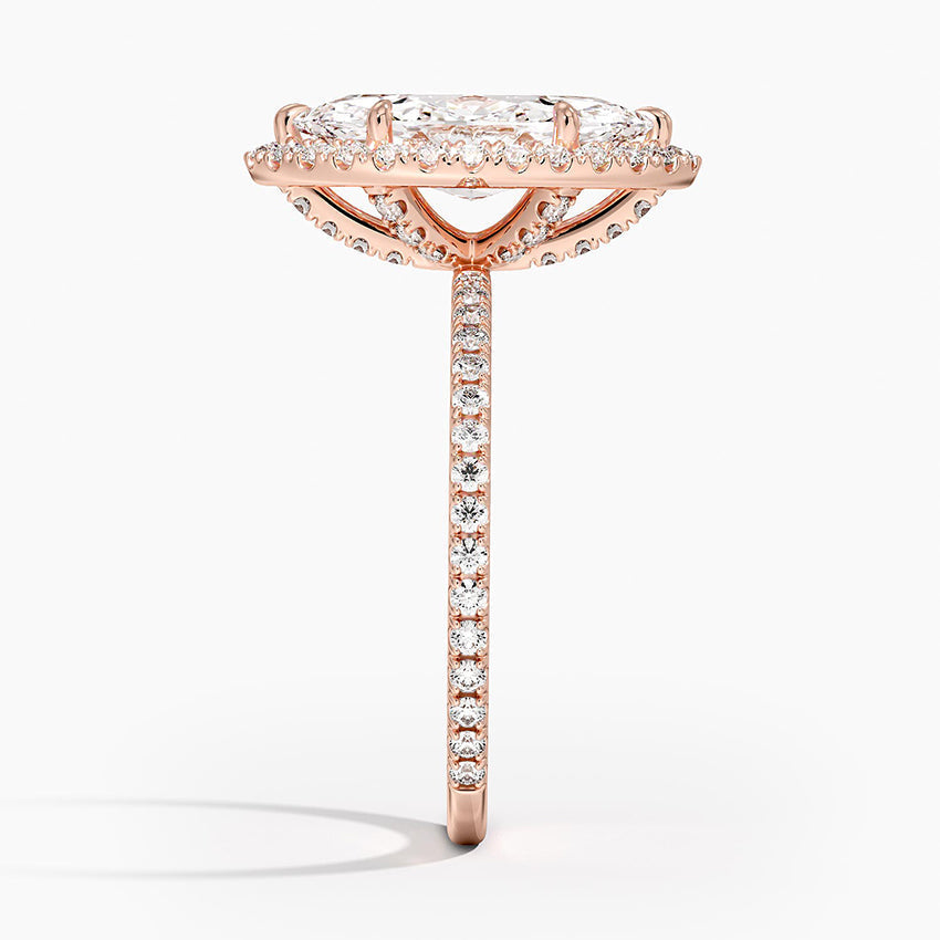 ecomposer-view with diamond shape-marquise,ecomposer-size-2-ct,ecomposer-metal type-rose-gold-18k