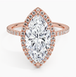 ecomposer-view with diamond shape-marquise,ecomposer-size-3-ct,ecomposer-metal type-rose-gold-18k