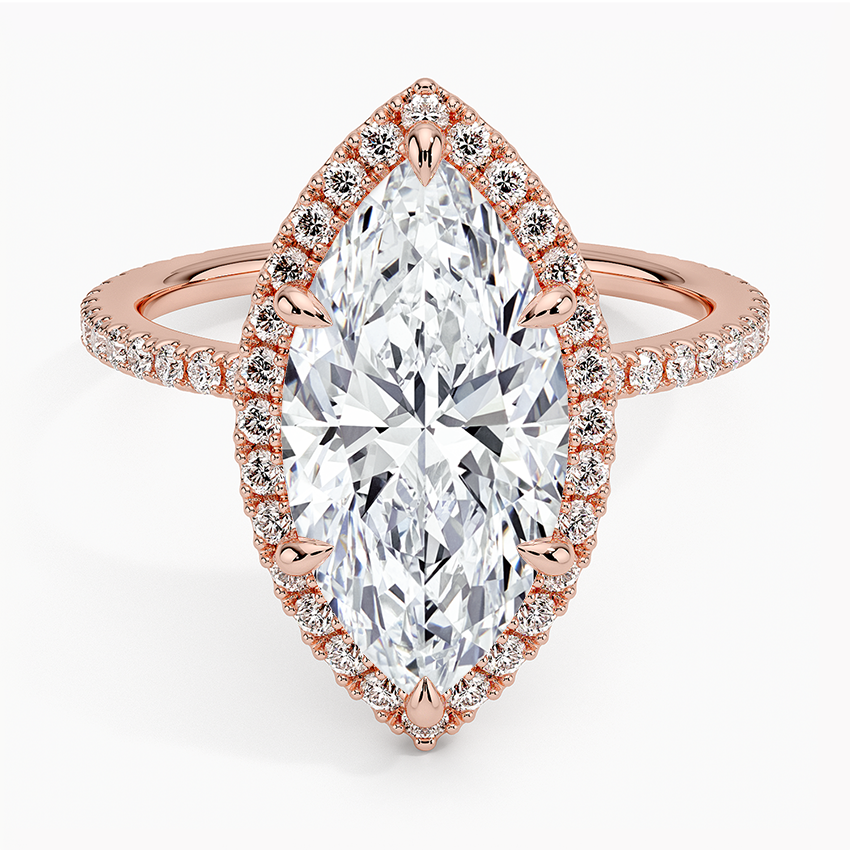 ecomposer-view with diamond shape-marquise,ecomposer-size-3-ct,ecomposer-metal type-rose-gold-18k