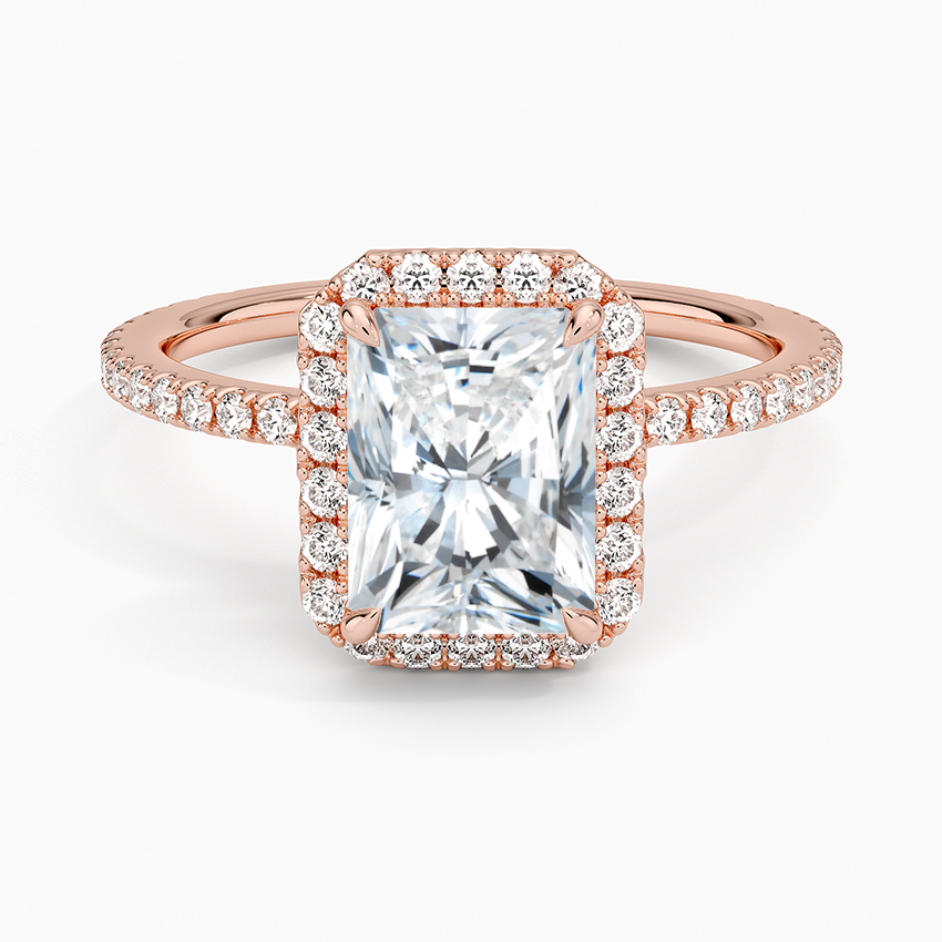 ecomposer-view with diamond shape-radiant,ecomposer-size-1.5-ct,ecomposer-metal type-rose-gold-18k