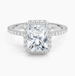 ecomposer-view with diamond shape-radiant,ecomposer-size-1.5-ct,ecomposer-metal type-white-gold-18k