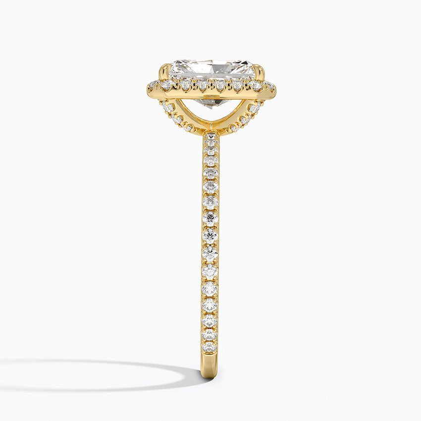 ecomposer-view with diamond shape-radiant,ecomposer-size-1.5-ct,ecomposer-metal type-yellow-gold-18k