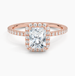 ecomposer-view with diamond shape-radiant,ecomposer-size-1-ct,ecomposer-metal type-rose-gold-18k