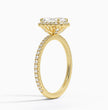 ecomposer-view with diamond shape-radiant,ecomposer-size-1-ct,ecomposer-metal type-yellow-gold-18k