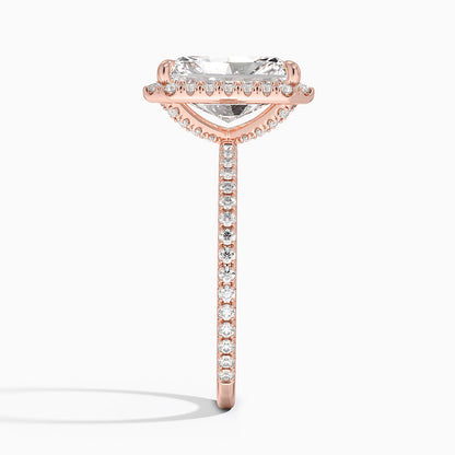ecomposer-view with diamond shape-radiant,ecomposer-size-3-ct,ecomposer-metal type-rose-gold-18k
