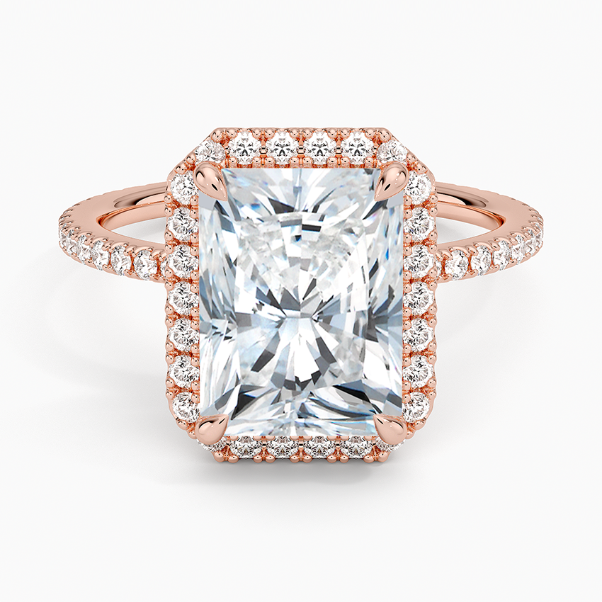 ecomposer-view with diamond shape-radiant,ecomposer-size-3-ct,ecomposer-metal type-rose-gold-18k