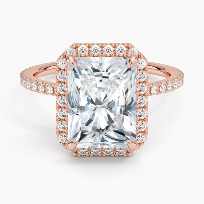 ecomposer-view with diamond shape-radiant,ecomposer-size-3-ct,ecomposer-metal type-rose-gold-18k