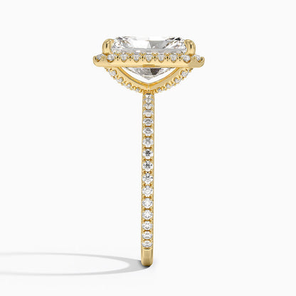 ecomposer-view with diamond shape-radiant,ecomposer-size-3-ct,ecomposer-metal type-yellow-gold-18k