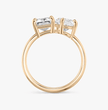 ecomposer-view with diamond shape-emerald-and-pear,ecomposer-metal type-rose-gold-18k