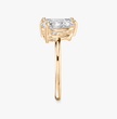 ecomposer-view with diamond shape-emerald-and-pear,ecomposer-metal type-rose-gold-18k