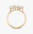 ecomposer-view with diamond shape-round-and-pear,ecomposer-metal type-rose-gold-18k