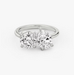ecomposer-view with diamond shape-round-and-pear,ecomposer-metal type-white-gold-18k