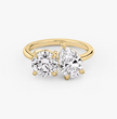 ecomposer-view with diamond shape-round-and-pear,ecomposer-metal type-yellow-gold-18k