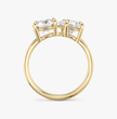 ecomposer-view with diamond shape-round-and-pear,ecomposer-metal type-yellow-gold-18k
