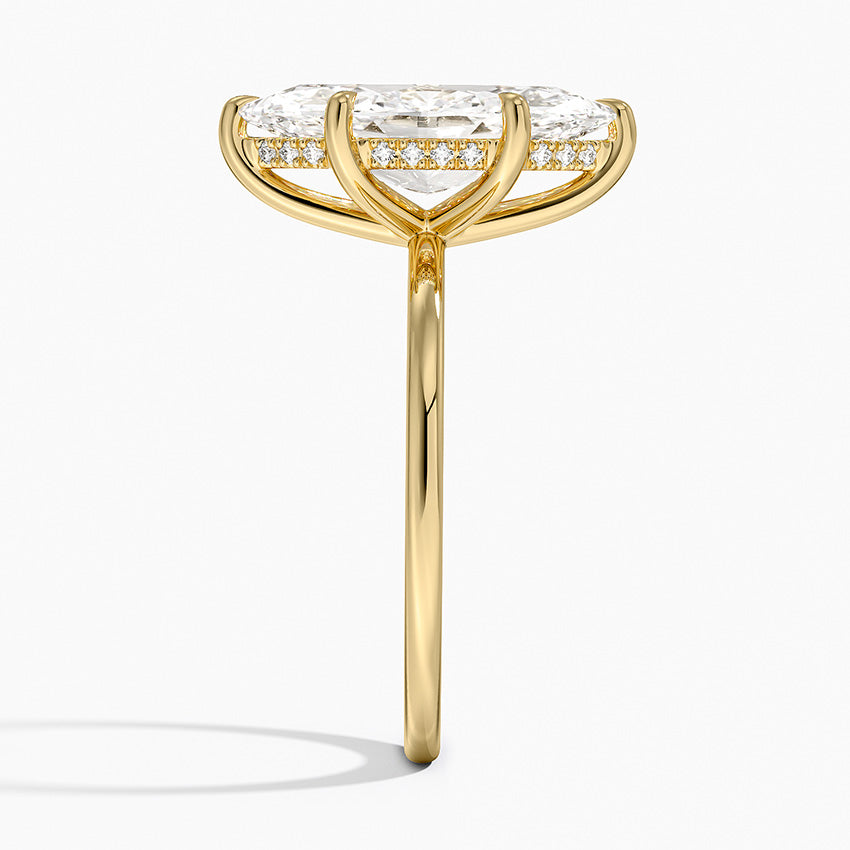 ecomposer-view with diamond shape-marquise, ecomposer-metal type-yellow-gold-18k