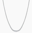 Tennis Graduated Lab Diamond (22 ct.) Necklace (17 in.) 18K White Gold