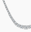 Tennis Graduated Lab Diamond (22 ct.) Necklace (17 in.) 18K White Gold